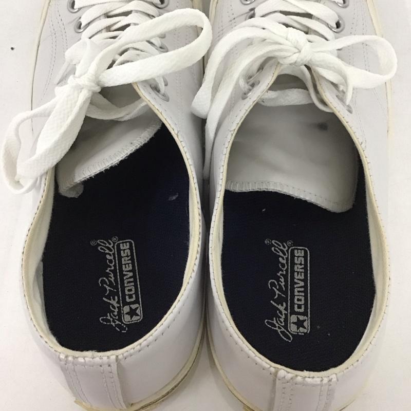 コンバース CONVERSE スニーカー スニーカー 1B984 JACK PURCEL LEA 27.5cm ローカット 27.5cm ロゴ、文字 白 / ホワイト /  メンズ USED 古着 中古 10126155