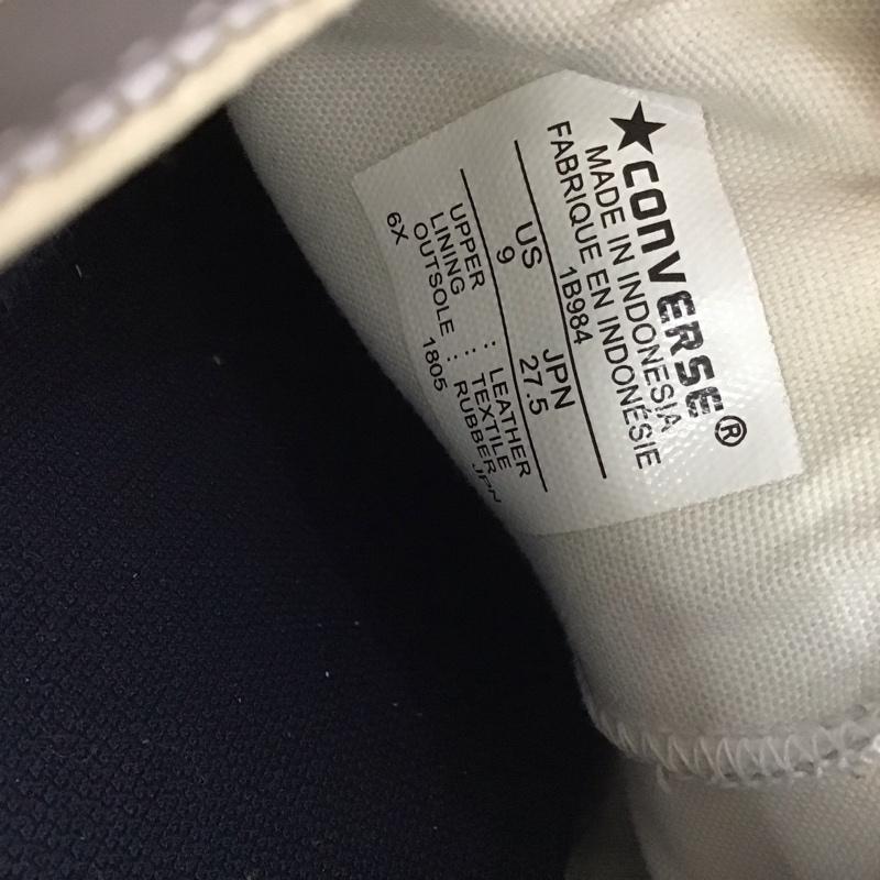 コンバース CONVERSE スニーカー スニーカー 1B984 JACK PURCEL LEA 27.5cm ローカット 27.5cm ロゴ、文字 白 / ホワイト /  メンズ USED 古着 中古 10126155