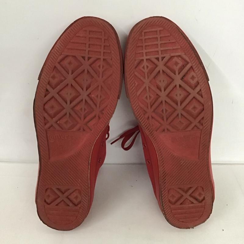 コンバース CONVERSE スニーカー スニーカー 1CK367 FLAPZIP HI 28cm 28.0cm ロゴ、文字 赤 / レッド /  メンズ USED 古着 中古 10126157