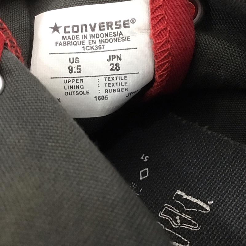 コンバース CONVERSE スニーカー スニーカー 1CK367 FLAPZIP HI 28cm 28.0cm ロゴ、文字 赤 / レッド /  メンズ USED 古着 中古 10126157