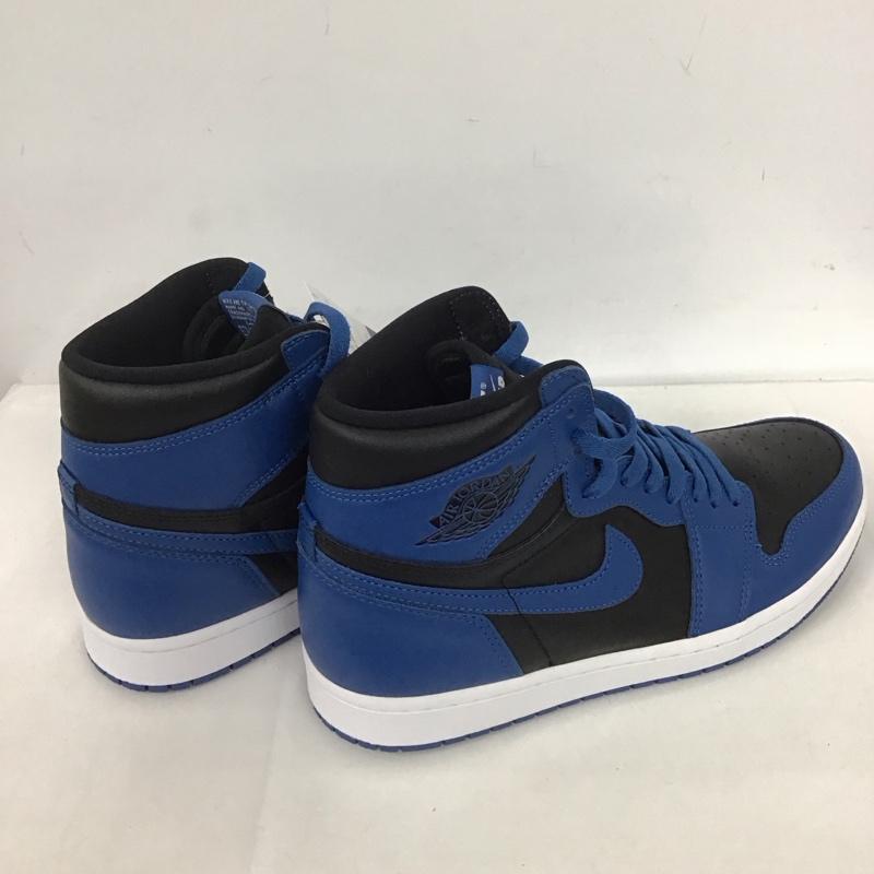 ナイキ NIKE スニーカー スニーカー 555088-404 AIR JORDAN 1 RETRO HIGH OG 28cm 箱有 28.0cm ロゴ、文字 黒 / ブラック / X 青 / ブルー /  メンズ USED 古着 中古 10126158