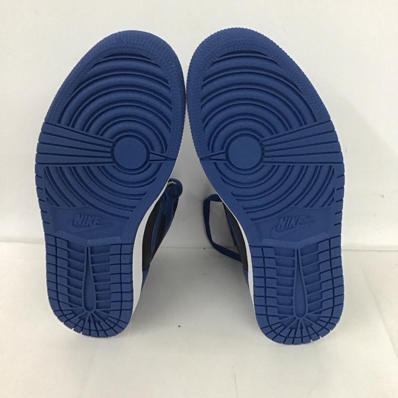 ナイキ NIKE スニーカー スニーカー 555088-404 AIR JORDAN 1 RETRO HIGH OG 28cm 箱有 28.0cm ロゴ、文字 黒 / ブラック / X 青 / ブルー /  メンズ USED 古着 中古 10126158