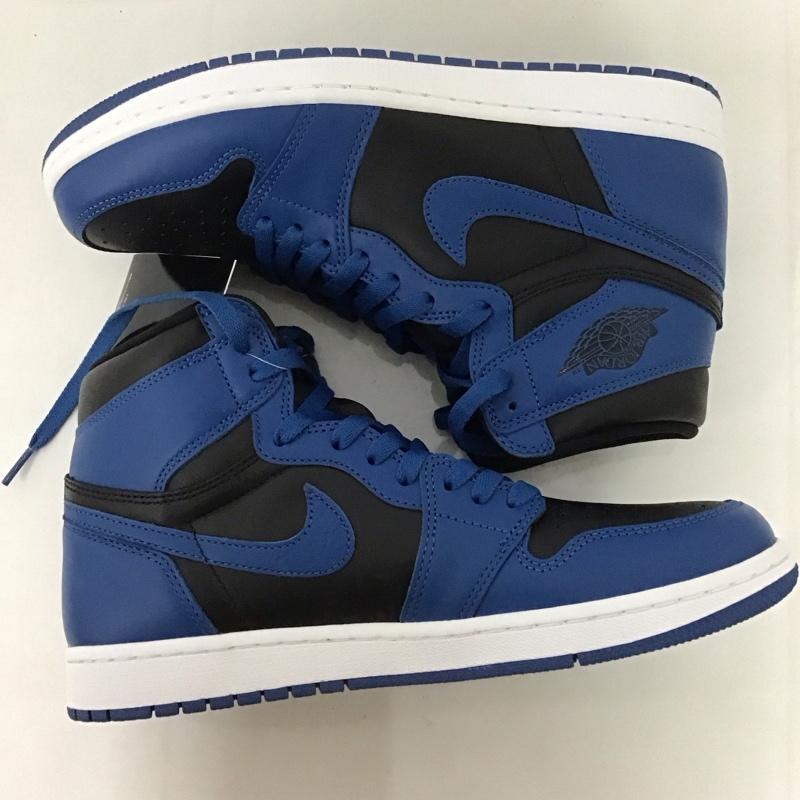 ナイキ NIKE スニーカー スニーカー 555088-404 AIR JORDAN 1 RETRO HIGH OG 28cm 箱有 28.0cm ロゴ、文字 黒 / ブラック / X 青 / ブルー /  メンズ USED 古着 中古 10126158
