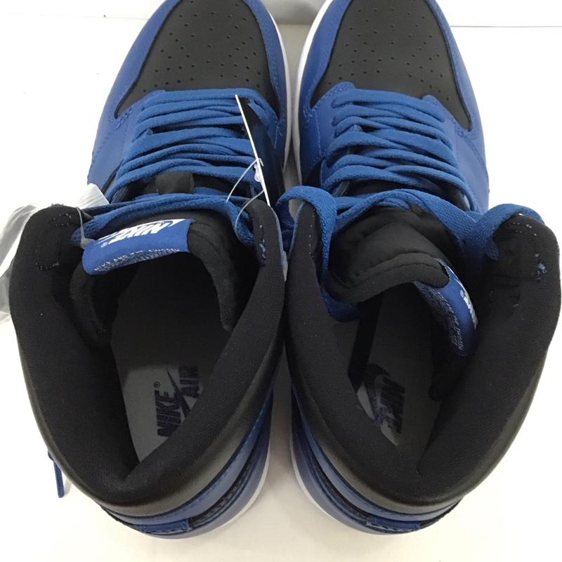ナイキ NIKE スニーカー スニーカー 555088-404 AIR JORDAN 1 RETRO HIGH OG 28cm 箱有 28.0cm ロゴ、文字 黒 / ブラック / X 青 / ブルー /  メンズ USED 古着 中古 10126158