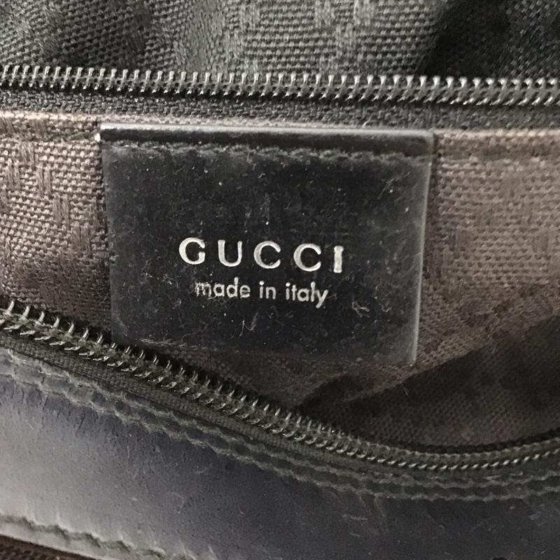 グッチ GUCCI ハンドバッグ ハンドバッグ 000 2058 0531 バンブー 無地 黒 / ブラック /  レディース USED 古着 中古 10126160