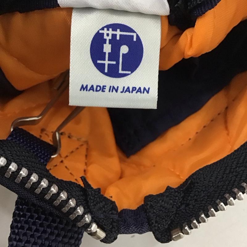 ポーター PORTER ショルダーバッグ ショルダーバッグ ミニショルダーポーチ FORCE ロゴ、文字 紺 / ネイビー /  メンズ USED 古着 中古 10126161