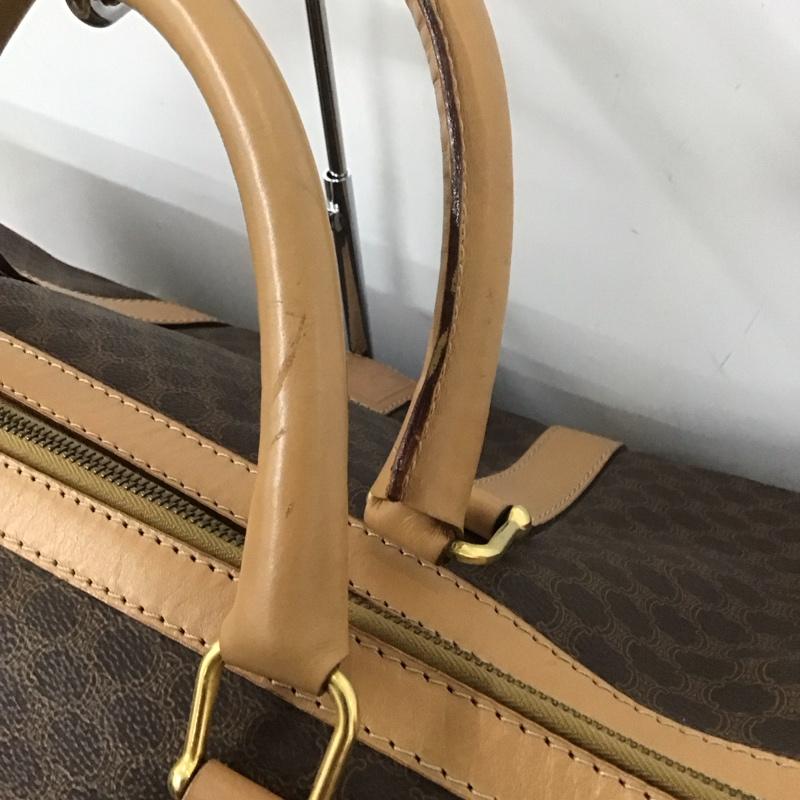 セリーヌ CELINE ボストンバッグ ボストンバッグ マカダム柄 総柄 茶 / ブラウン /  レディース USED 古着 中古 10126162