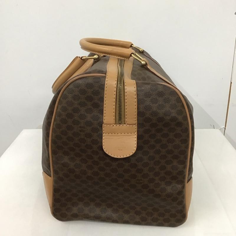 セリーヌ CELINE ボストンバッグ ボストンバッグ マカダム柄 総柄 茶 / ブラウン /  レディース USED 古着 中古 10126162
