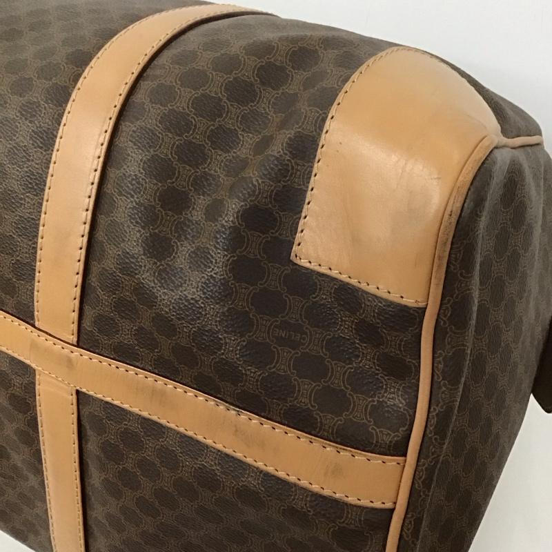 セリーヌ CELINE ボストンバッグ ボストンバッグ マカダム柄 総柄 茶 / ブラウン /  レディース USED 古着 中古 10126162