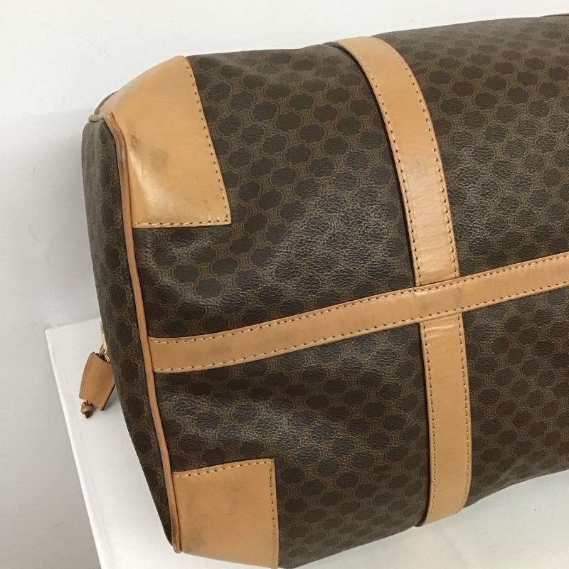 セリーヌ CELINE ボストンバッグ ボストンバッグ マカダム柄 総柄 茶 / ブラウン /  レディース USED 古着 中古 10126162
