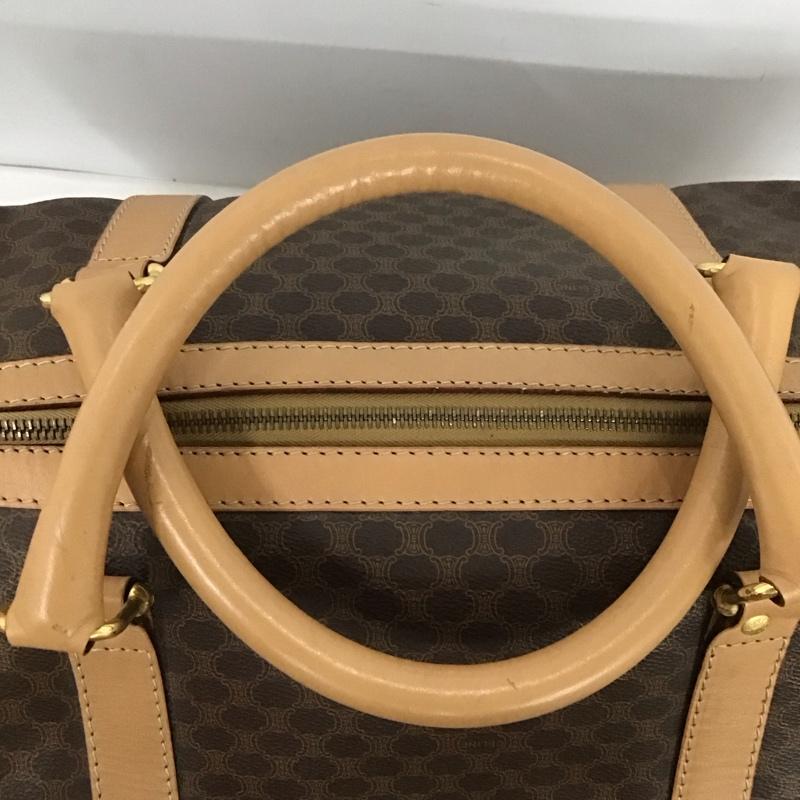 セリーヌ CELINE ボストンバッグ ボストンバッグ マカダム柄 総柄 茶 / ブラウン /  レディース USED 古着 中古 10126162