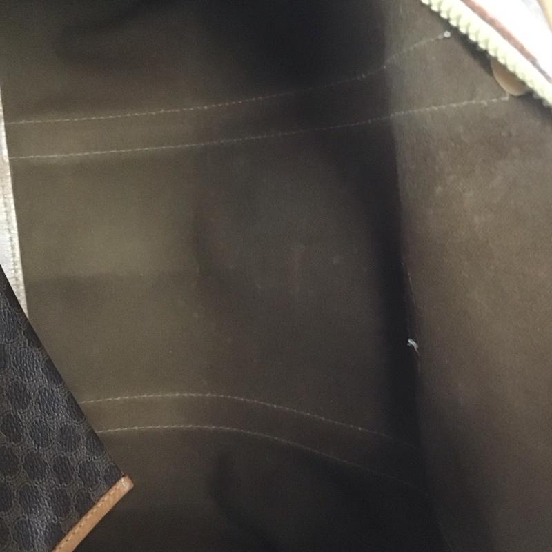 セリーヌ CELINE ボストンバッグ ボストンバッグ マカダム柄 総柄 茶 / ブラウン /  レディース USED 古着 中古 10126162