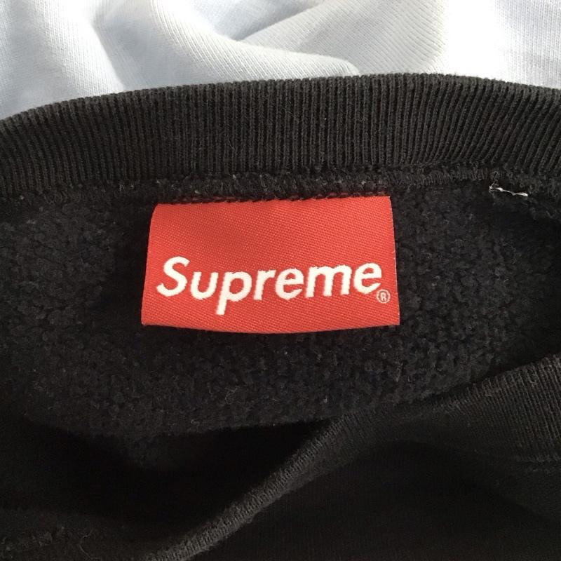 シュプリーム Supreme トレーナー 長袖 長袖トレーナー 肉厚トレーナー スリーブロゴトレーナー M ロゴ、文字 黒 / ブラック /  メンズ USED 古着 中古 10126165