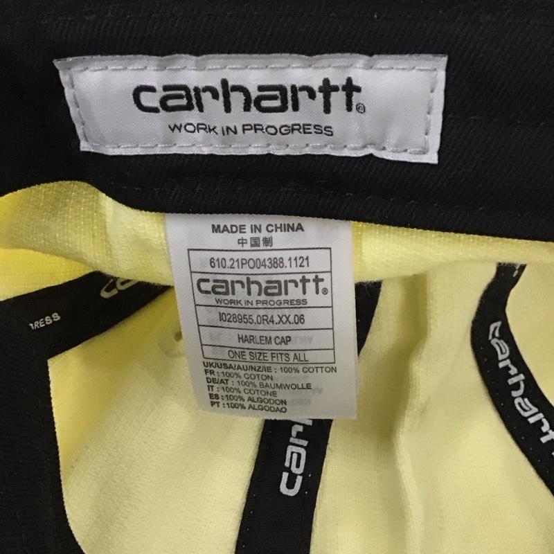カーハート Carhartt 帽子 キャップ I028955 HARLEM CAP コーデュロイ ワンポイント 黄 / イエロー /  レディース USED 古着 中古 10126168