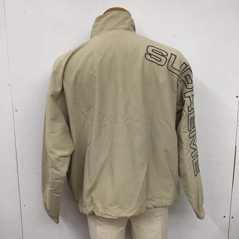 シュプリーム Supreme ジャケット、上着 ジャンパー、ブルゾン 17ss ナイロンジャケット ジップアップジャケット S ロゴ、文字 ベージュ / ベージュ /  メンズ USED 古着 中古 10126169