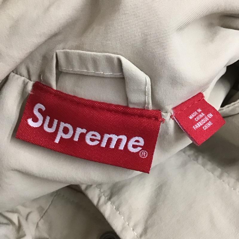 シュプリーム Supreme ジャケット、上着 ジャンパー、ブルゾン 17ss ナイロンジャケット ジップアップジャケット S ロゴ、文字 ベージュ / ベージュ /  メンズ USED 古着 中古 10126169