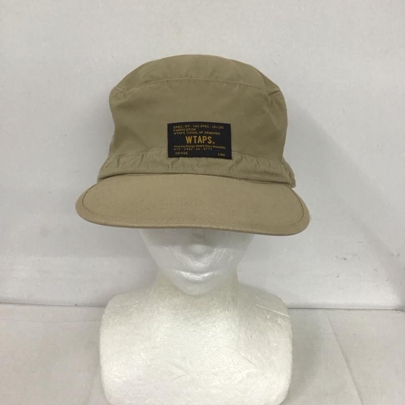 ダブルタップス WTAPS 帽子 キャップ ワークキャップ ロゴ、文字 ベージュ / ベージュ /  メンズ USED 古着 中古 10126170
