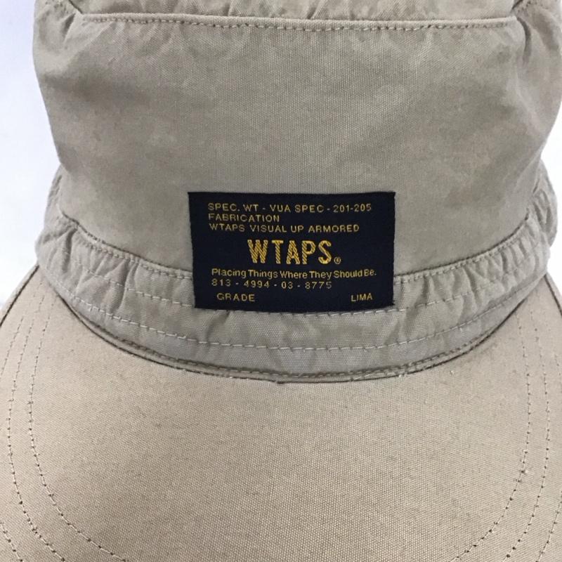 ダブルタップス WTAPS 帽子 キャップ ワークキャップ ロゴ、文字 ベージュ / ベージュ /  メンズ USED 古着 中古 10126170