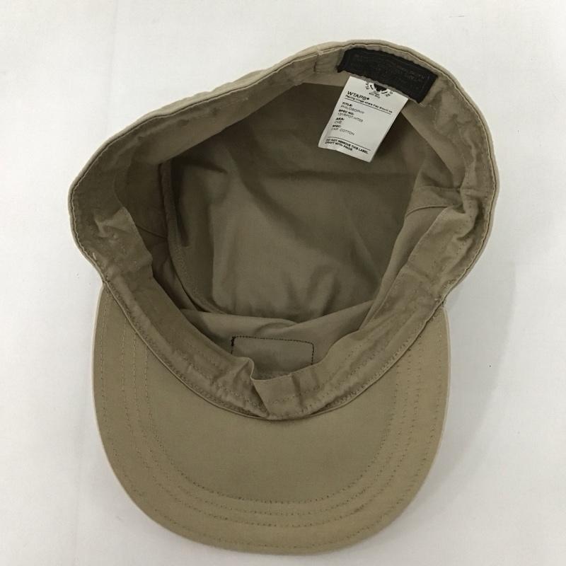 ダブルタップス WTAPS 帽子 キャップ ワークキャップ ロゴ、文字 ベージュ / ベージュ /  メンズ USED 古着 中古 10126170
