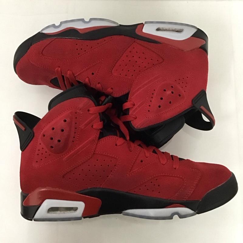 ナイキ NIKE スニーカー スニーカー CT8529-600 AIR JORDAN 6 RETRO 27.5cm 箱有 27.5cm ロゴ、文字 黒 / ブラック / X 赤 / レッド /  メンズ USED 古着 中古 10126172