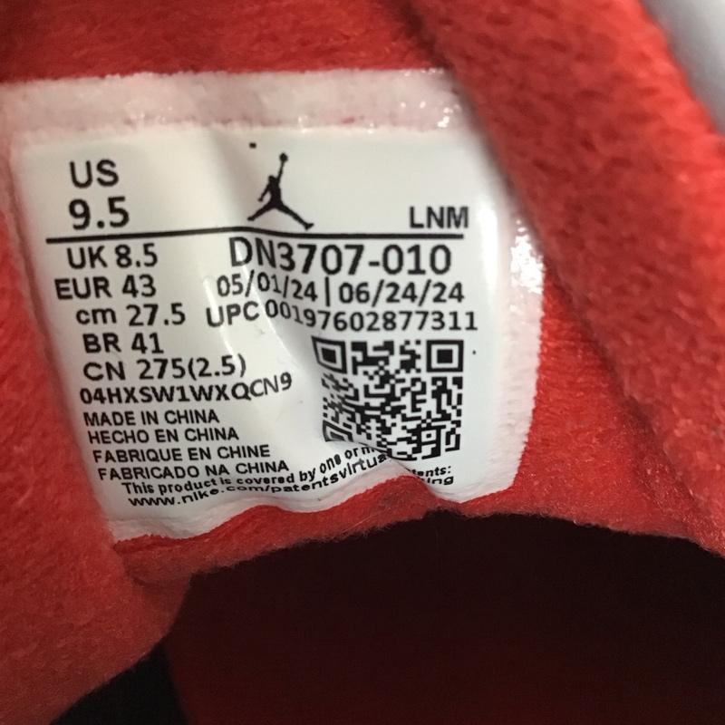 ナイキ NIKE スニーカー スニーカー DN3707-010 AIR JORDAN 3 RETRO 27.5cm 箱有 27.5cm ワンポイント 黒 / ブラック / X 灰 / グレー / X 白 / ホワイト / X 赤 / レッド /  メンズ USED 古着 中古 10126175