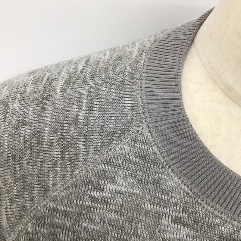 マウンテンイクイップメント MOUNTAIN EQUIPMENT ニット、セーター 長袖 427166 ニットフリースセーター クルーネックカットソー M 無地 灰 / グレー /  メンズ USED 古着 中古 10126179