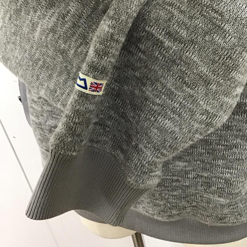 マウンテンイクイップメント MOUNTAIN EQUIPMENT ニット、セーター 長袖 427166 ニットフリースセーター クルーネックカットソー M 無地 灰 / グレー /  メンズ USED 古着 中古 10126179