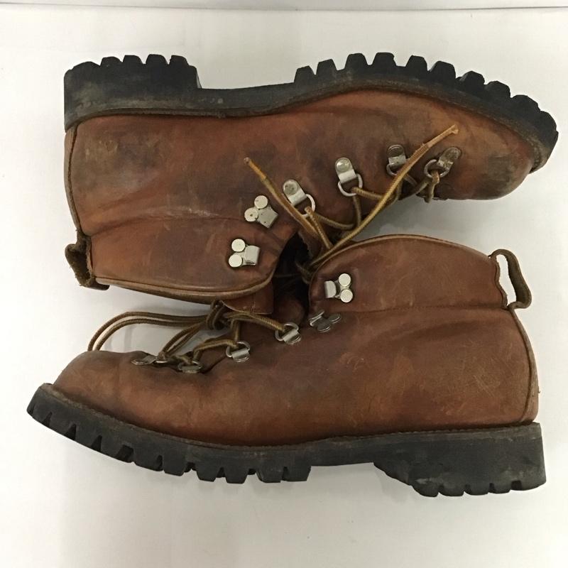 ダナー Danner ブーツ ショートブーツ 6490 マウンテントレイル 9.5D 70年代 80年代 無地 茶 / ブラウン /  メンズ USED 古着 中古 10126180