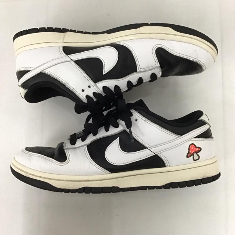 ナイキ NIKE スニーカー スニーカー D07423-900 BY YOU DUNK LOW 27cm 27.0cm ロゴ、文字 白 / ホワイト / X 黒 / ブラック /  メンズ USED 古着 中古 10126184