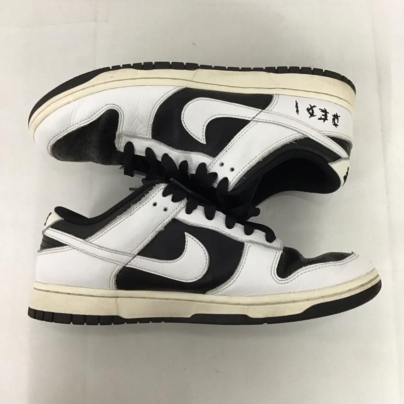 ナイキ NIKE スニーカー スニーカー D07423-900 BY YOU DUNK LOW 27cm 27.0cm ロゴ、文字 白 / ホワイト / X 黒 / ブラック /  メンズ USED 古着 中古 10126184