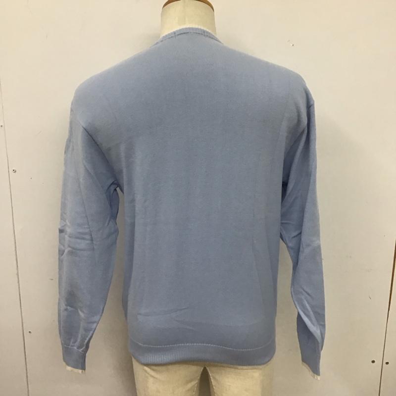 シュプリーム Supreme ニット、セーター 長袖 20SS ChestStripeSweater 長袖カットソー ニット S ロゴ、文字 水色 / ライトブルー /  メンズ USED 古着 中古 10126240