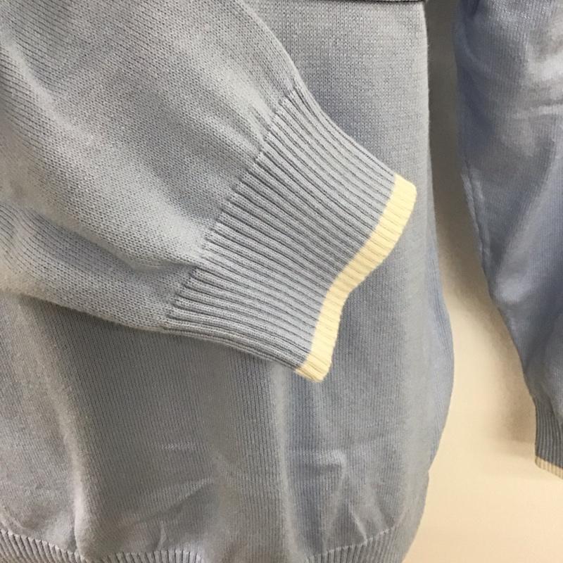シュプリーム Supreme ニット、セーター 長袖 20SS ChestStripeSweater 長袖カットソー ニット S ロゴ、文字 水色 / ライトブルー /  メンズ USED 古着 中古 10126240