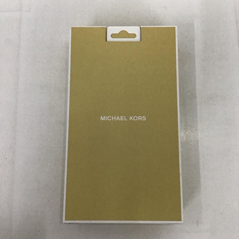 マイケルコース MICHAEL KORS ファッション小物 ファッション小物 MKSTTCBRWFLIP2261M Folio Case Stripe TasselCharm Magsafe iPhoneケース 手帳型 iPhone 14 Plus ロゴ、文字 茶 / ブラウン /  レディース USED 古着 中古 10126243