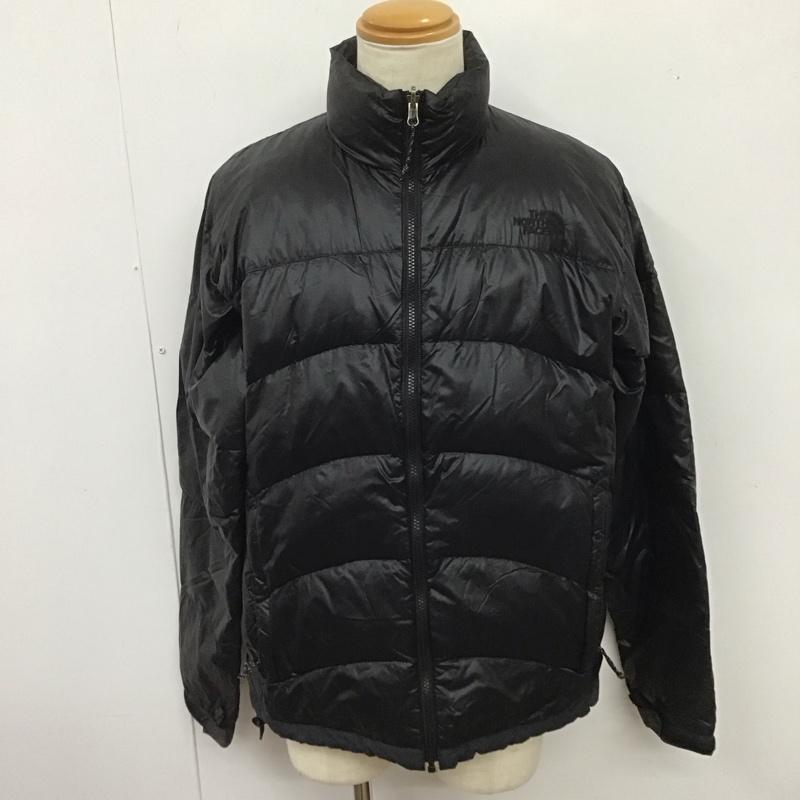 ザノースフェイス THE NORTH FACE ジャケット、上着 ジャケット、ブレザー nd18200 アコンカグアダウンジャケット アウター ジップアップジャケット XL ロゴ、文字 黒 / ブラック /  メンズ USED 古着 中古 10126250