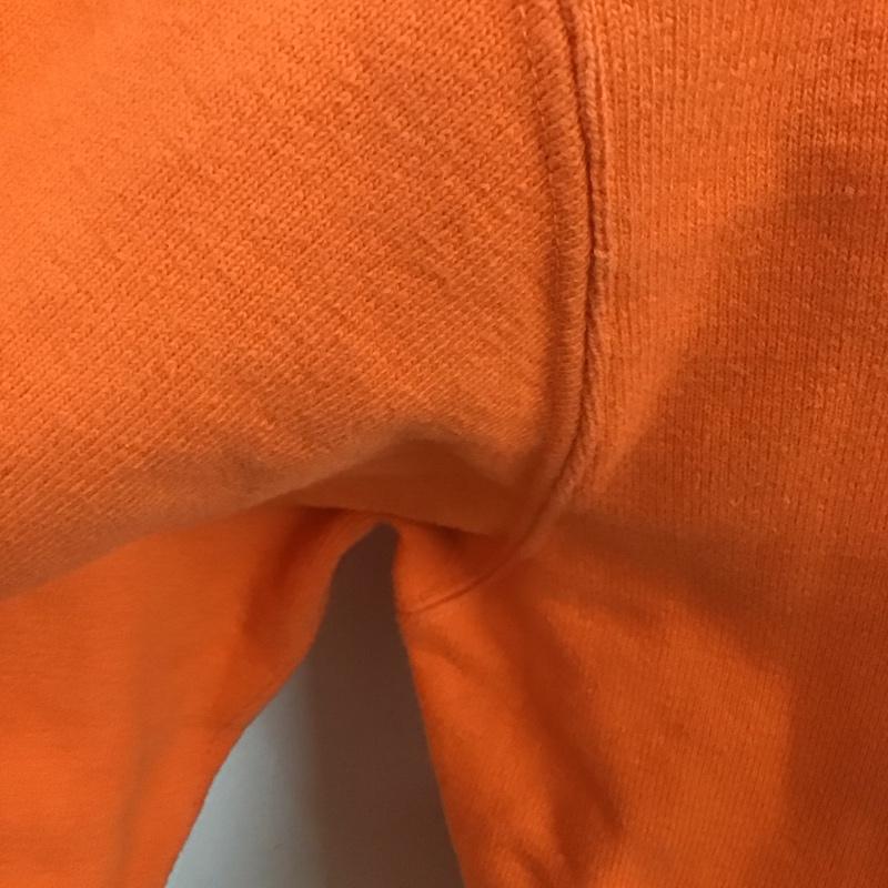 ディッキーズ Dickies ジャケット、上着 ジャケット、ブレザー スウェットジャケット ノーカラー 前ボタン L 無地 橙 / オレンジ /  メンズ USED 古着 中古 10126255