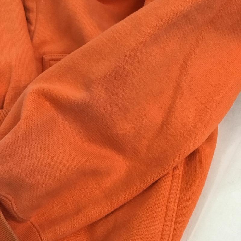ディッキーズ Dickies ジャケット、上着 ジャケット、ブレザー スウェットジャケット ノーカラー 前ボタン L 無地 橙 / オレンジ /  メンズ USED 古着 中古 10126255