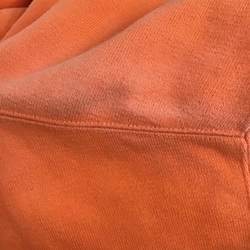 ディッキーズ Dickies ジャケット、上着 ジャケット、ブレザー スウェットジャケット ノーカラー 前ボタン L 無地 橙 / オレンジ /  メンズ USED 古着 中古 10126255