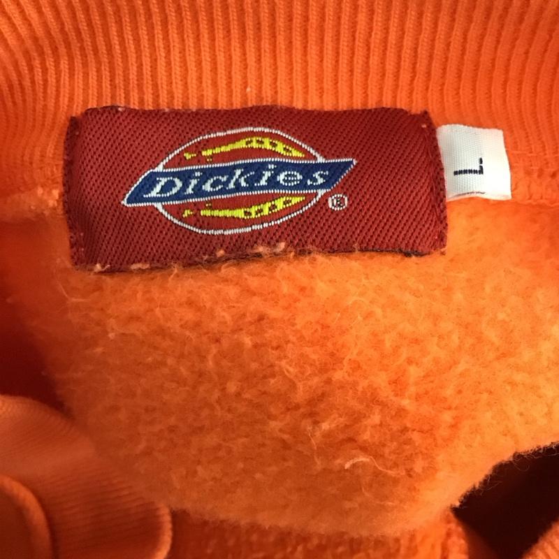 ディッキーズ Dickies ジャケット、上着 ジャケット、ブレザー スウェットジャケット ノーカラー 前ボタン L 無地 橙 / オレンジ /  メンズ USED 古着 中古 10126255