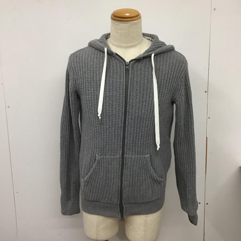 ビームス ハート BEAMS HEART パーカー 長袖 長袖パーカー ジップアップパーカー スウェット L 無地 灰 / グレー /  メンズ USED 古着 中古 10126261