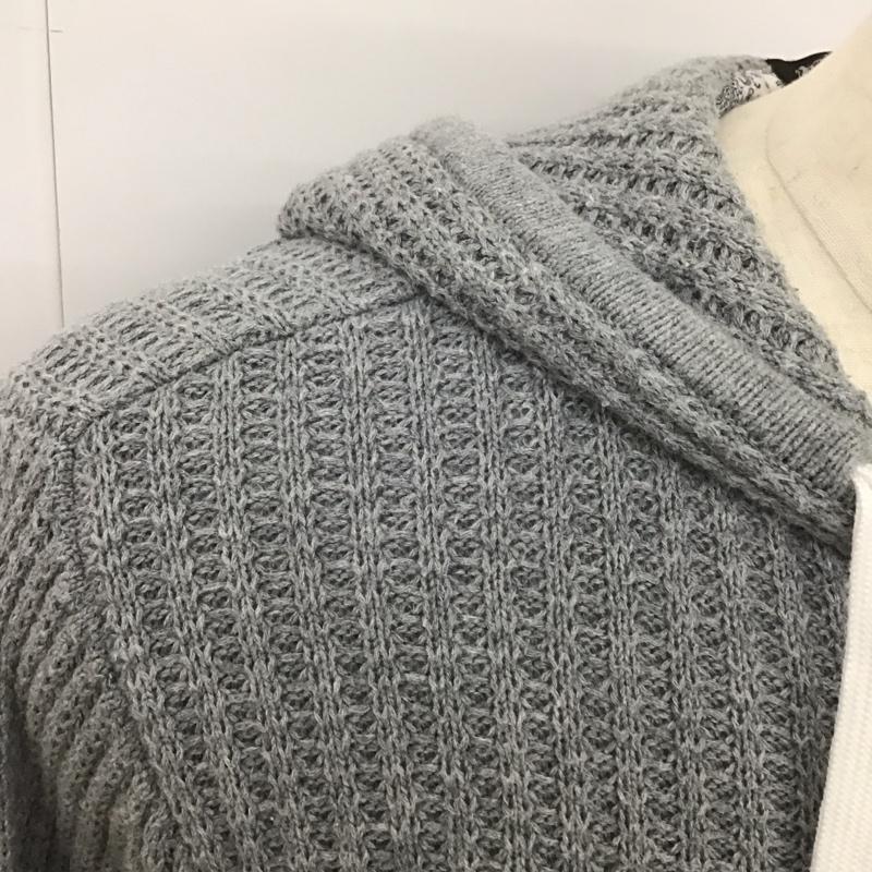 ビームス ハート BEAMS HEART パーカー 長袖 長袖パーカー ジップアップパーカー スウェット L 無地 灰 / グレー /  メンズ USED 古着 中古 10126261