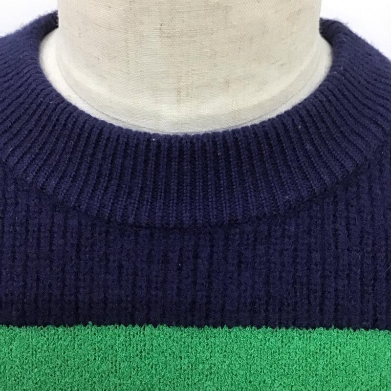 古着 USED ニット、セーター 長袖 長袖ニットカットソー クルーネック セーター 4 ロゴ、文字 マルチカラー / マルチカラー /  メンズ USED 古着 中古 10126264