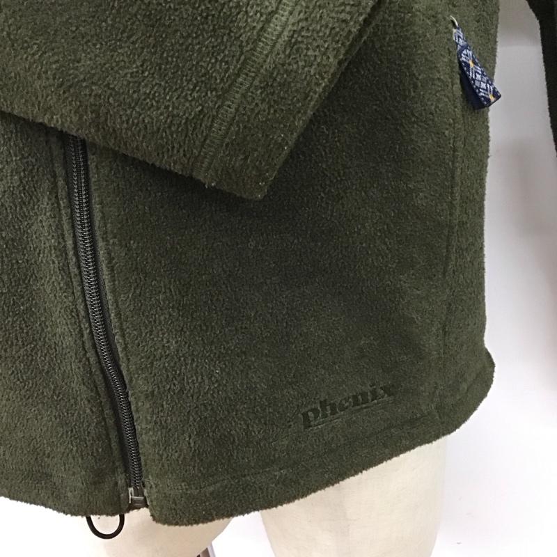 フェニックス PHENIX ジャケット、上着 ジャケット、ブレザー ジップアップジャケット フリースジャケット アウター スタンドカラー S 無地 緑 / グリーン /  メンズ USED 古着 中古 10126265