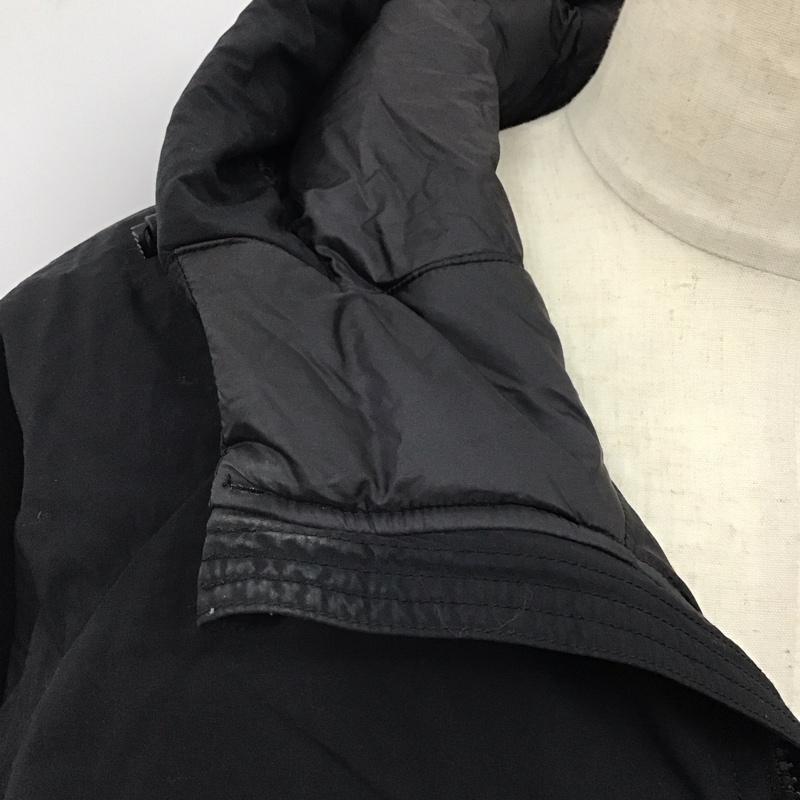 ナンガ NANGA ジャケット、上着 ジャケット、ブレザー 15638400010 ジップアップパーカー アウター ダウンジャケット S ロゴ、文字 黒 / ブラック /  メンズ USED 古着 中古 10126272