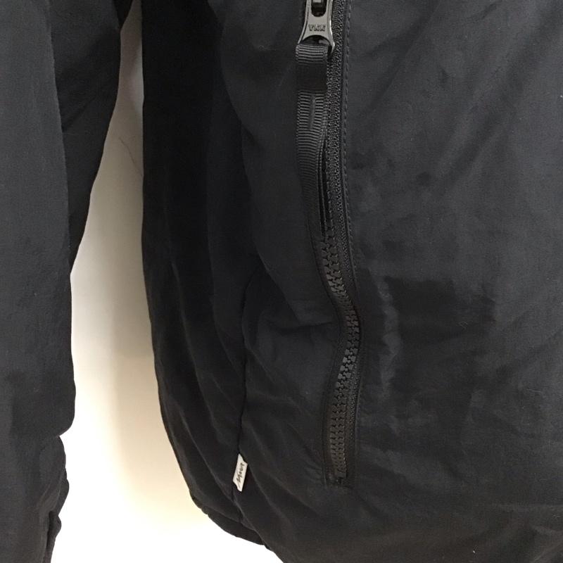 ナンガ NANGA ジャケット、上着 ジャケット、ブレザー 15638400010 ジップアップパーカー アウター ダウンジャケット S ロゴ、文字 黒 / ブラック /  メンズ USED 古着 中古 10126272