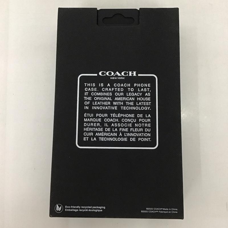 コーチ COACH ファッション小物 ファッション小物 CIPH-135-BLKEB iPhone 14 Pro iPhoneケース 手帳型 Folio Case ロゴ、文字 黒 / ブラック /  メンズ USED 古着 中古 10126283