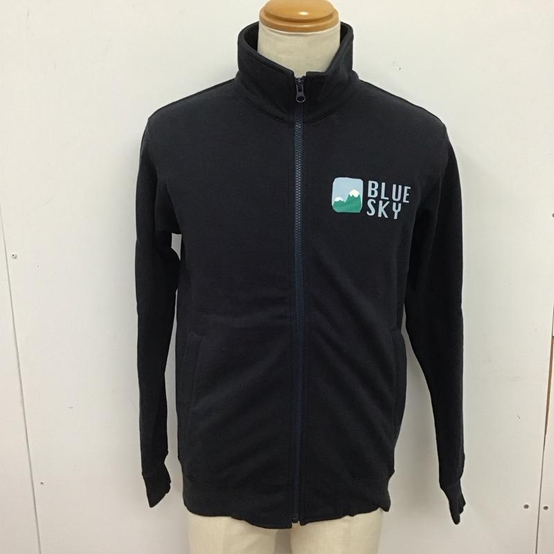 ヘリーハンセン HELLY HANSEN ジャケット、上着 ジャケット、ブレザー ジップアップジャケット アウター スウェット M ロゴ、文字 紺 / ネイビー /  メンズ USED 古着 中古 10126284