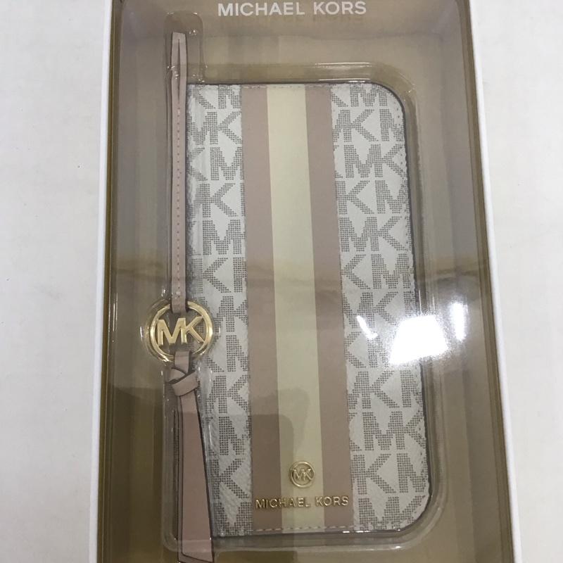 マイケルコース MICHAEL KORS ファッション小物 ファッション小物 MKSTTCVNLFLIP2261 Folio Case Stripe TasselCharm Magsafe iPhone 14 手帳型 iPhoneケース ロゴ、文字 マルチカラー / マルチカラー /  レディース USED 古着 中古 10126304