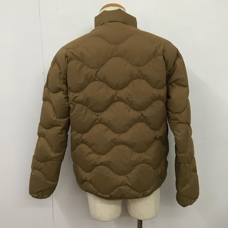 ユニクロ UNIQLO ジャケット、上着 ジャンパー、ブルゾン 311-443879 ダウンジャケット アウター 前ボタン LL 無地 ベージュ / ベージュ /  メンズ USED 古着 中古 10126308
