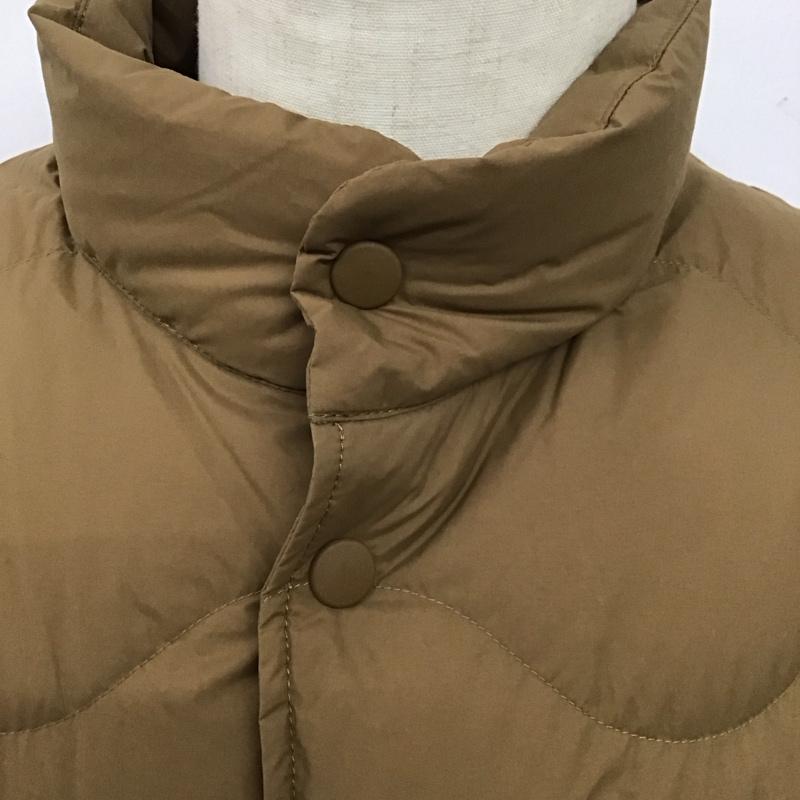 ユニクロ UNIQLO ジャケット、上着 ジャンパー、ブルゾン 311-443879 ダウンジャケット アウター 前ボタン LL 無地 ベージュ / ベージュ /  メンズ USED 古着 中古 10126308