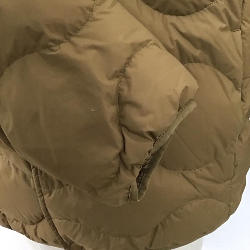 ユニクロ UNIQLO ジャケット、上着 ジャンパー、ブルゾン 311-443879 ダウンジャケット アウター 前ボタン LL 無地 ベージュ / ベージュ /  メンズ USED 古着 中古 10126308